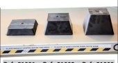 Rubber blocks for families of scissor lifts